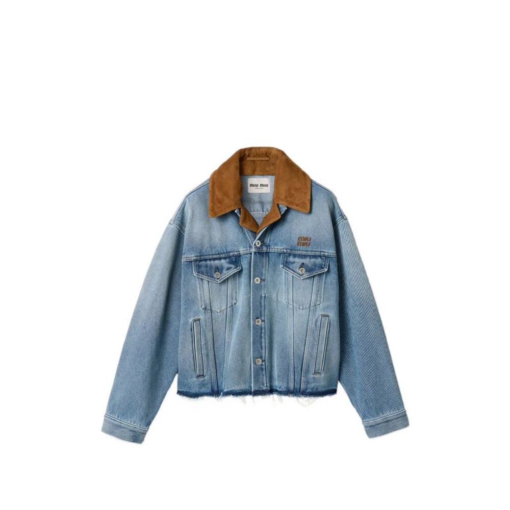 Miu Miu Blue Coats - Oversized Coats Women - Picture 1 of 6